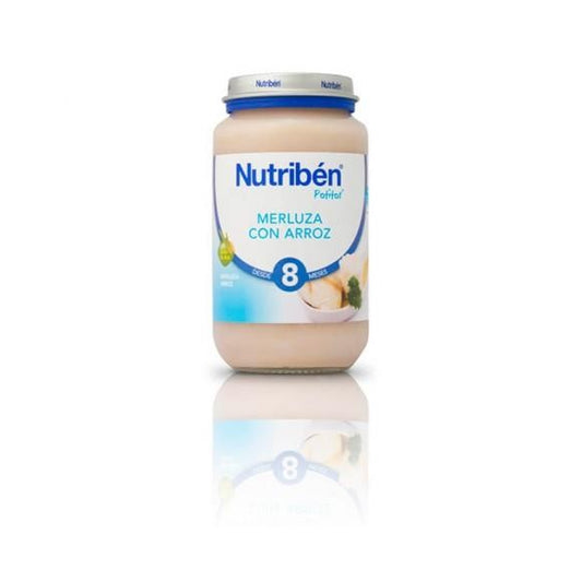 NUTRIBÉN POTITO MERLUZA CON ARROZ 8 MESES 250 G