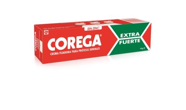 COREGA CREMA FIJADORA EXTRA FUERTE SIN ZINC 40 G