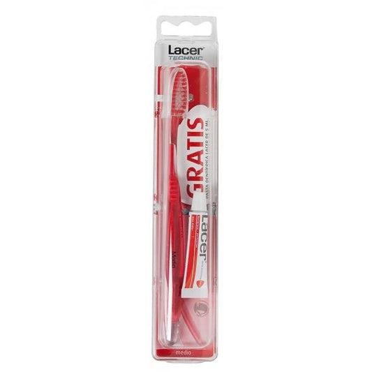LACER CEPILLO DE DIENTES + PASTA DENTRIFICA DE REGALO