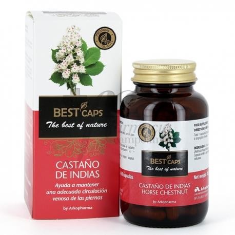 BEST CAPS CASTAÑO DE INDIAS 80 CAPSULAS