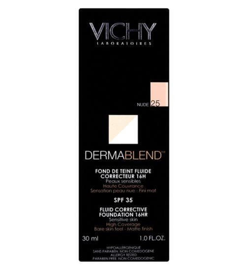 VICHY DERMABLEND MAQUILLAJE FLUIDO NUDE 25 SPF 35