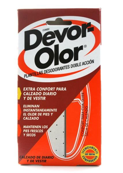 DEVOR OLOR PLANTILLAS DESODORANTES DOBLE ACCIÓN