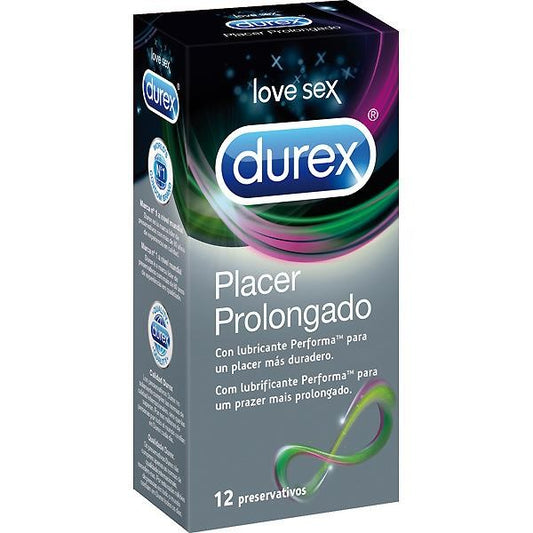 DUREX PLACER PROLONGADO 12 PRESERVATIVOS