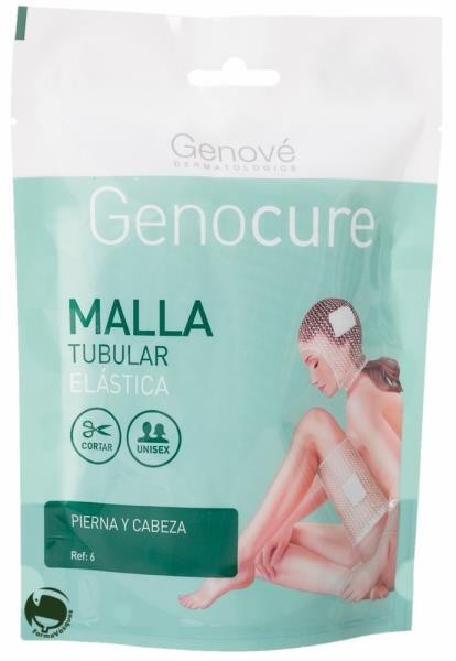 GENOCURE MALLA TUBULAR ELÁSTICA PARA PIERNA Y CABEZA