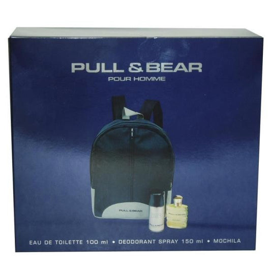 PULL AND BEAR PACK MOCHILA+ DESODORANTE+ COLONIA HOMBRE 100+150 ML