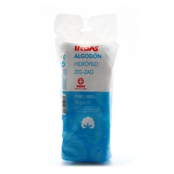 ALGODÓN HIDRÓFILO ZIG-ZAG 100% PURO 200 GR
