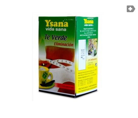 YSANA TE VERDE ELIMINACIÓN 20 INFUSIONES