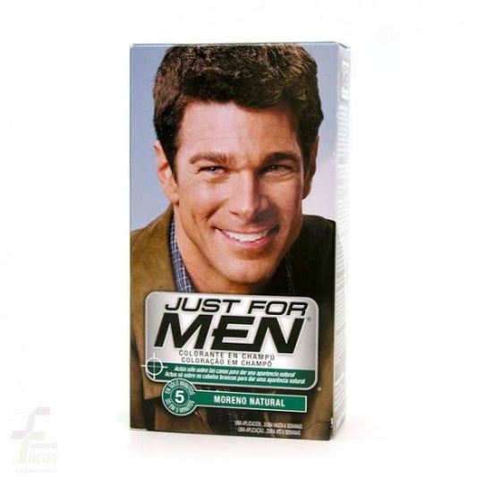 JUST FOR MEN COLORANTE EN CHAMPÚ MORENO NATURAL 60 ML
