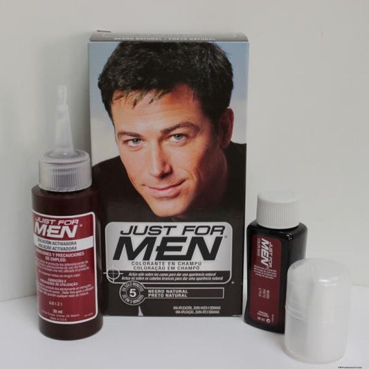 JUST FOR MEN COLORANTE EN CHAMPÚ NEGRO NATURAL 60 ML