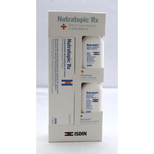 PACK NUTRATOPIC RX  CREMA + LOCION EMOLIENTE + GEL DE BAÑO