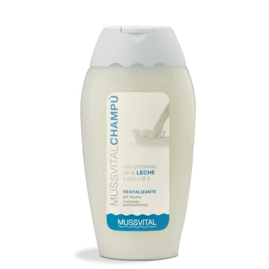 MUSSVITAL CHAMPÚ PROTEÍNAS DE LECHE Y PRO-V B5 300 ML