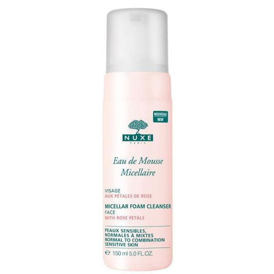 NUXE ESPUMA MICELAR CON PÉTALOS DE ROSA 150 ML