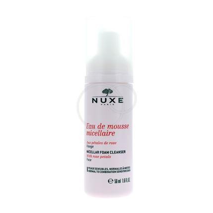 NUXE ESPUMA MICELAR CON PÉTALOS DE ROSA 50 ML