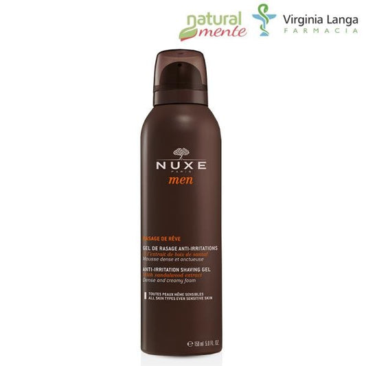 NUXE MEN GEL DE AFEITAR ANTIIRRITACIONES 150 ML