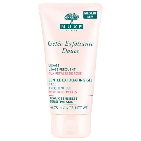 NUXE GEL EXFOLIANTE CON PÉTALOS DE ROSA 75 ML