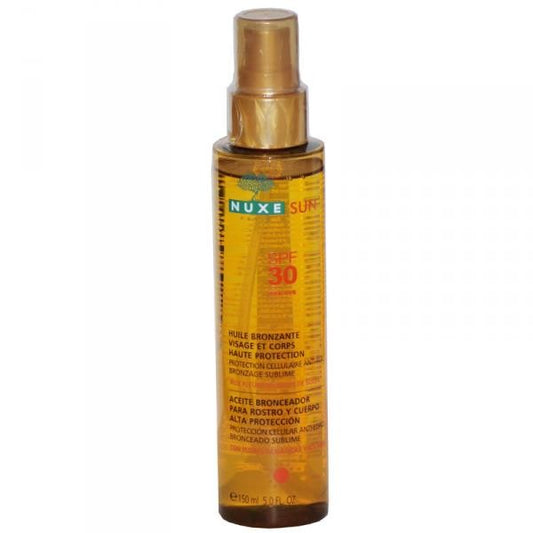 NUXE SUN ACEITE BRONCEADOR ROSTRO Y CUERPO SPF 150 ML