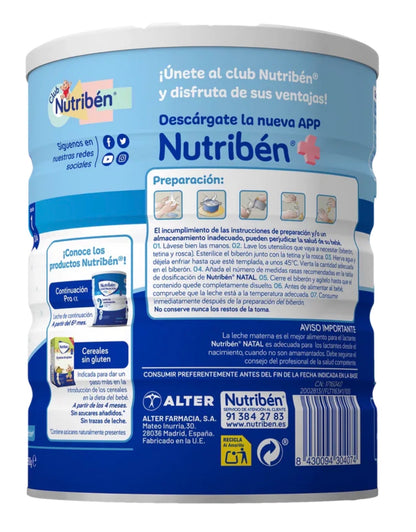 NUTRIBEN LECHE NATAL 1 800 GR
